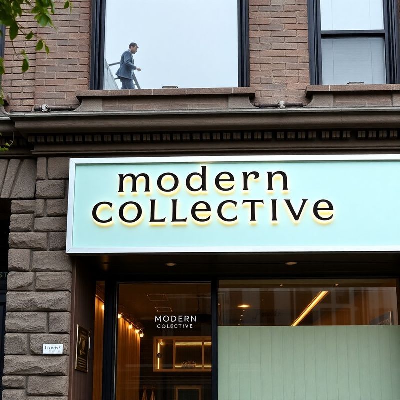 Exterior of the Modern Collective building on Fairmount Ave, Philadelphia
